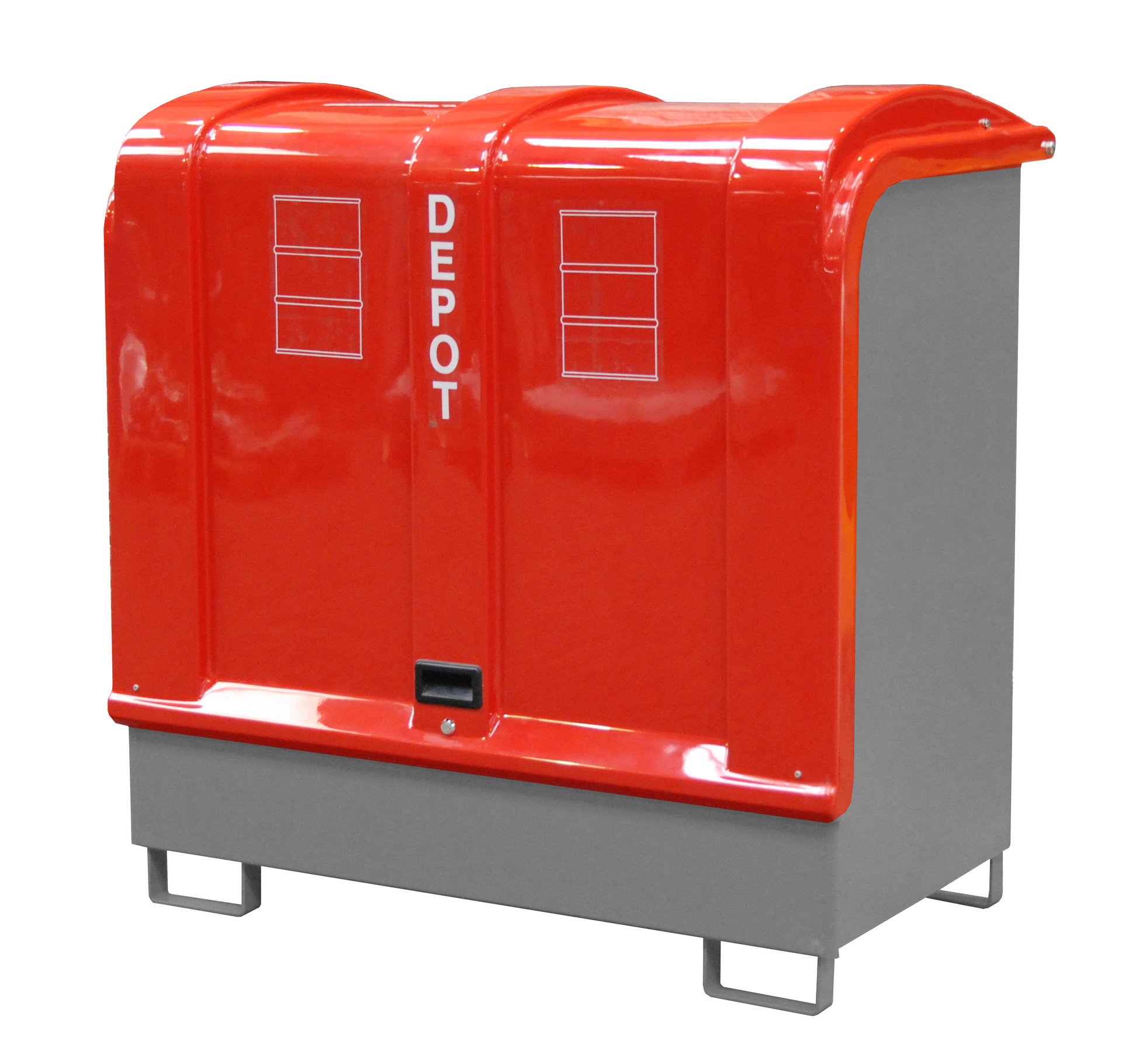 Gefahrstoff-Depot Typ GD-B RAL 7005 Mausgrau